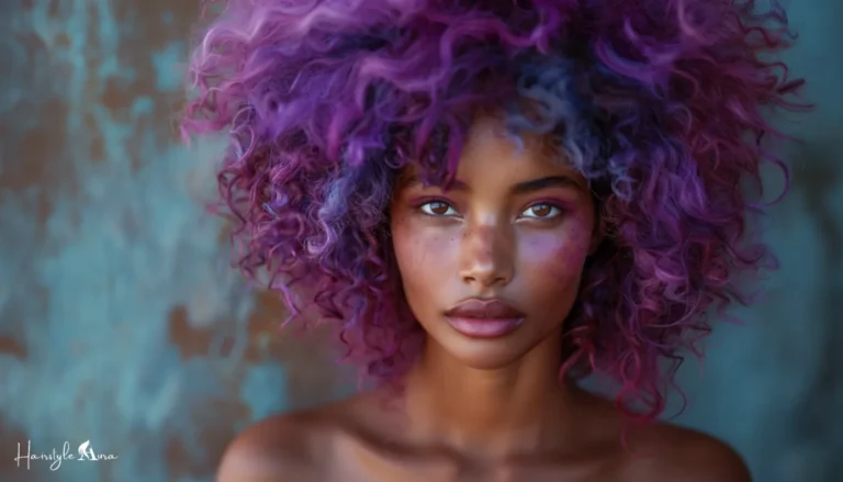 Purple Highlights with Different Hair Colors