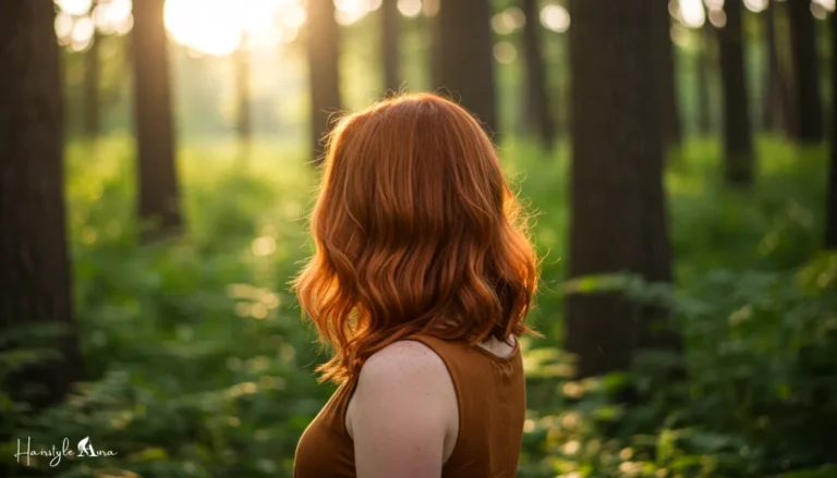 Brown Ginger Hair