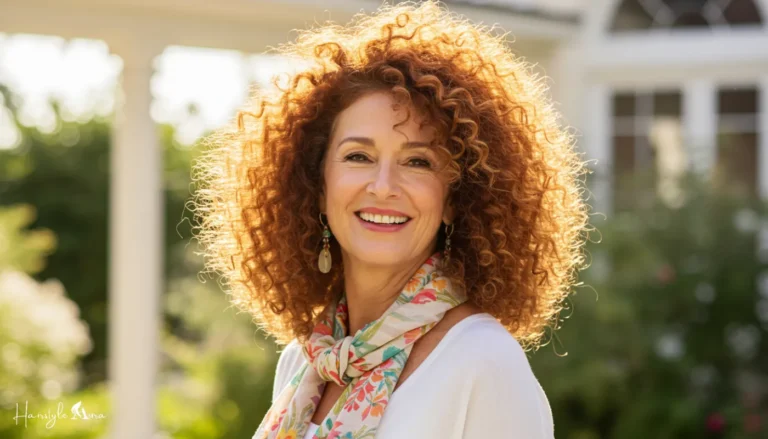 Curly Hairstyles for Women Over 60