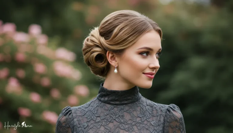 20 Hairstyles That Slay with High Neck Dresses