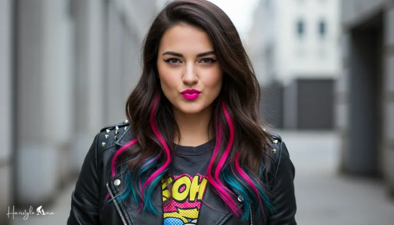 Peekaboo Hair Color