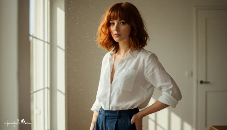 Medium-Length Hairstyles with Bangs